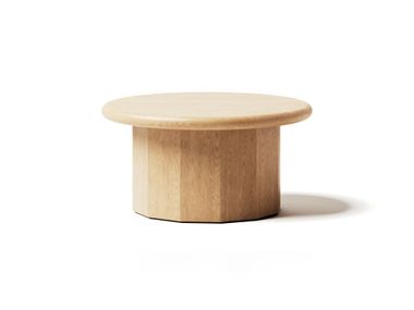 Round wooden coffee table FLOW Joyf