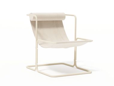 Poltrona da giardino in tessuto con poggiatesta LITO Joyf