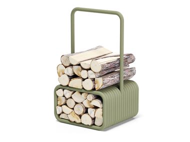 Portalegna in alluminio verniciato a polvere TUBE (LOW) Joyf