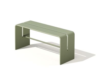 Panca da giardino in alluminio verniciato a polvere TUBE Joyf