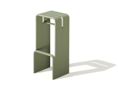 Sgabello da giardino alto in alluminio verniciato a polvere TUBE Joyf