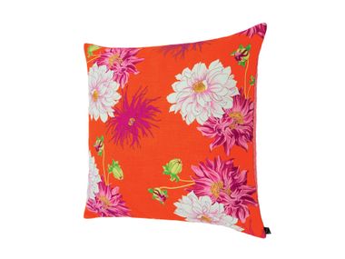 Cuscino quadrato in tessuto con motivi floreali TEMARI 157 K-3