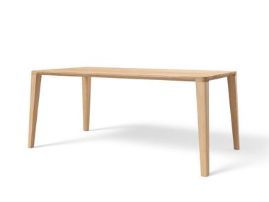 Rectangular wooden dining table KA 180 JAVORINA