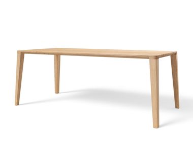 Rectangular wooden dining table KA 200 JAVORINA