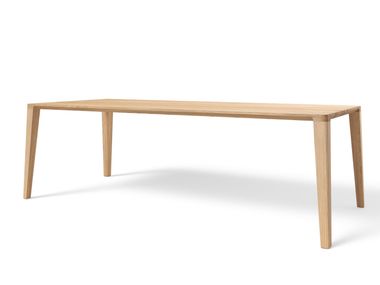 Rectangular wooden dining table KA 240 JAVORINA