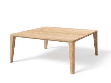 Square wooden central coffee table KA 90 JAVORINA