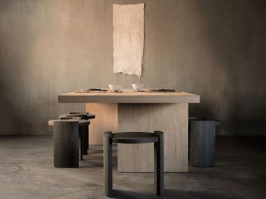 Rectangular oak table FLOAT KĀNA Objects