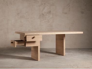 Escritorio de roble con cajones NOTO KĀNA Objects