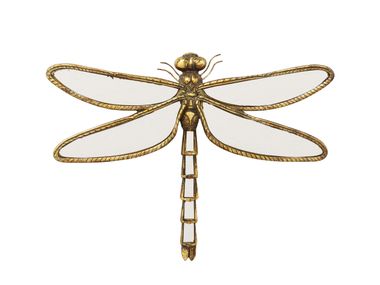 Oggetto decorativo da parete / specchio in poliresina DRAGONFLY MIRROR KARE Design