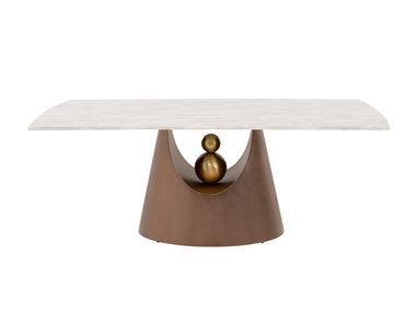 Rectangular marble table GERALDO KARE Design