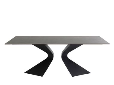 Rectangular ceramic dining table GLORIA KARE Design
