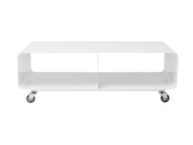 TV-Möbel aus pulverbeschichtetem Stahl auf Rollen LOUNGE M KARE Design