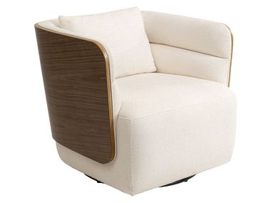 Swivel fabric armchair MARC KARE Design