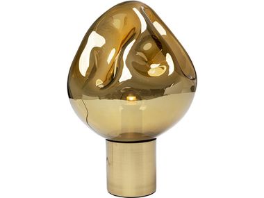 Glass and steel table lamp SUPERNOVA KARE Design