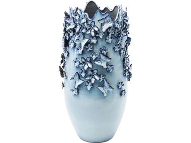 Vaso in gres porcellanato BUTTERFLIES KARE Design