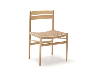 Sedia in legno massello senza braccioli N-DC05 KARIMOKU