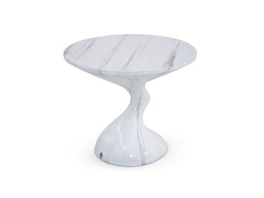 Round fiberglass side table AERIS K2012 KARPA