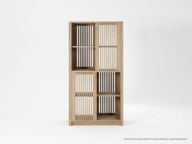 KARPENTER, VERTICAL DIVIDER Credenza in legno con ante scorrevoli