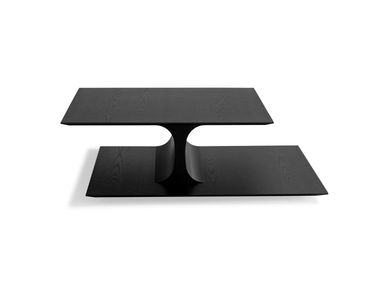 Low rectangular ash coffee table KASUMI Bonaldo