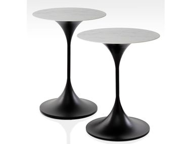 KEPLER-2 350 Aluminium coffee table By Vela Arredamenti