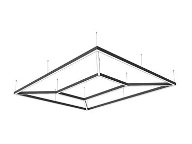 Luminária pendente LED dimmable de alumínio PROFILE QUADRA KEYLIGHT