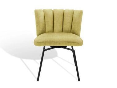 Upholstered chair with cross-shaped frame GAIA KFF