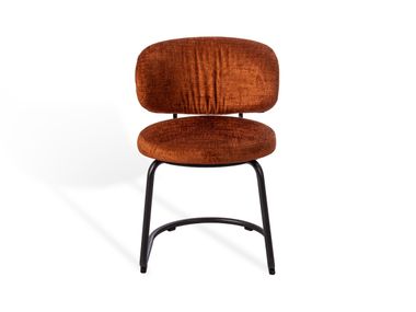 Cantilever upholstered fabric chair LOU KFF
