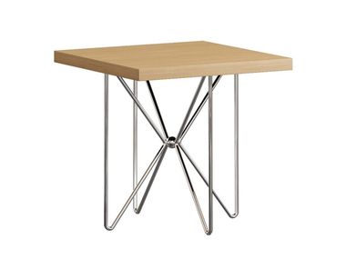 Square laminate coffee table and metal base KILIG Ersa