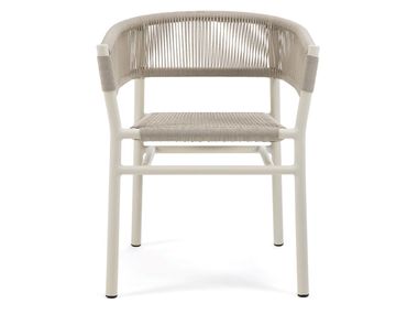 Sedia da giardino impilabile in corda KILT Ethimo