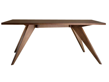 Rectangular solid wood dining table KIRK Martini Interiors