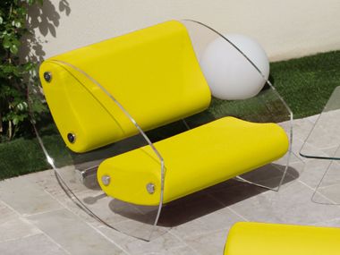Armchair with armrests MW07 XL ARMCHAIR IN PMMA KUUMO