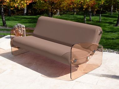 Sofá de tecido MW03 SOFA IN BRONZE PMMA KUUMO