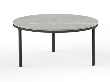 Round Sintered stone central coffee table PRESTIGE MATSU
