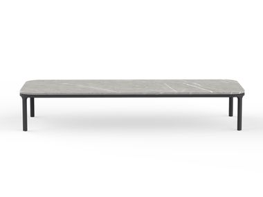 Low rectangular Sintered stone coffee table PRESTIGE MATSU