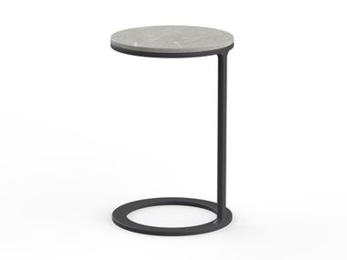 Round Sintered stone side table PRESTIGE MATSU