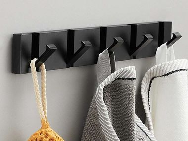 Wall-mounted aluminium coat rack PALERMO Kaimok