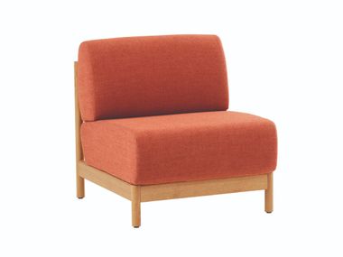 Fabric fireside chair without armrests SOIGNE' Karl Andersson