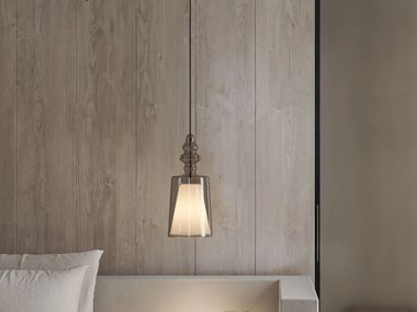 Lampada a sospensione in vetro borosilicato ALIBAGLASS Karman