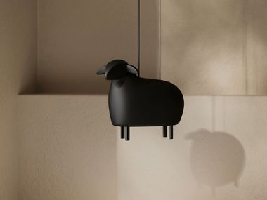 Luminária pendente LED de resina EMBEÈ Karman