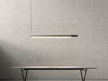 Lampada a sospensione a LED in alluminio GROOVE Karman