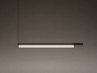 Lampada a sospensione a LED in alluminio GROOVE Karman