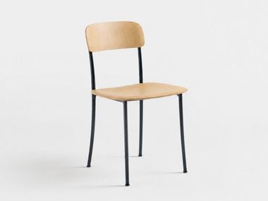 Stuhl aus Druckguss Aluminium mit offener Rückenlehne SAVOIA Kartell