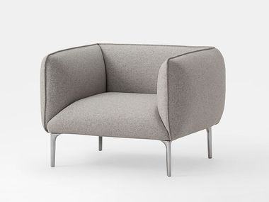 Fabric armchair with armrests KLEVER Kastel