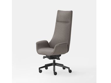 5-Speichen- Chefsessel aus Stoff mit hoher Rückenlehne KRITERIA Kastel