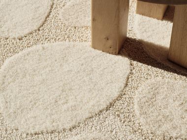 Hand tufted rug in pure wool and linen with an effect of lurex ARCHIPELAGO Kasthall