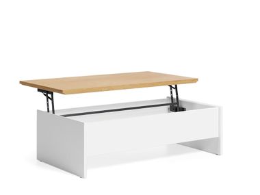 Height-adjustable coffee table with storage space ABILEN Kave Home