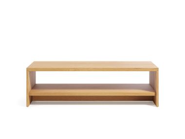 Rectangular wood veneer coffee table ABILEN Kave Home