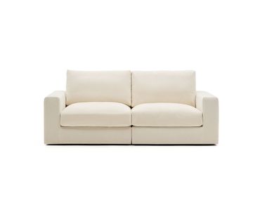 3 seater sofa with removable cover ALEA Kave Home