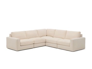 Sofá 5 lugares de canto modular ALEA Kave Home