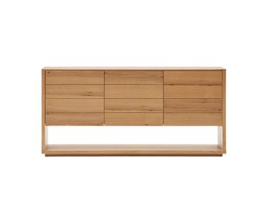 Aparador de chapada en madera con puertas ALGUEMA Kave Home